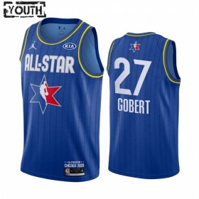 Maillot NBA Utah Jazz Rudy Gobert 27 2020 All-Star Jordan Brand Bleu Swingman - Enfant